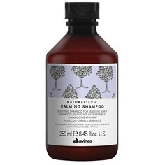 Davines Natural Tech Calming Shampoo - Давинес Успокаивающий шампунь для чувствительной кожи головы, 250 мл -