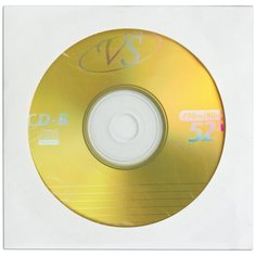 Диск CD-R VS 700 Mb 52x 1 шт. бумажный конверт