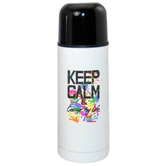 Термос CoolPodarok Keep calm and colour you life Руки2