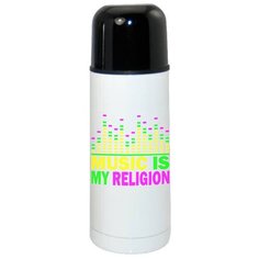 Термос CoolPodarok Music is my religion Музыка моя религия