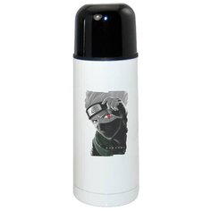 Термос CoolPodarok Аниме Наруто Какаси Naruto Kakashi с красным глазом