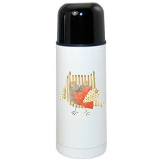 Термос CoolPodarok Графика Вышитая сова2