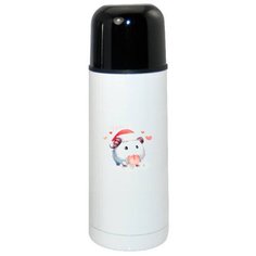 Термос CoolPodarok Новый год Барашик в шляпке