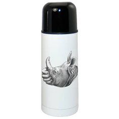 Термос CoolPodarok Носорог палец вверх