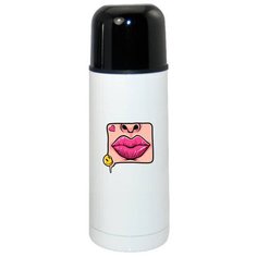 Термос CoolPodarok Илюстрация Губы смайл