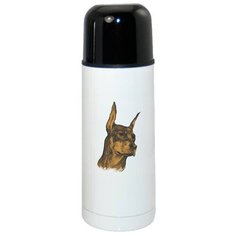 Термос CoolPodarok Собака с высокими ушами арт