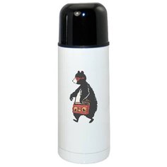 Термос CoolPodarok Медведь в красных очках