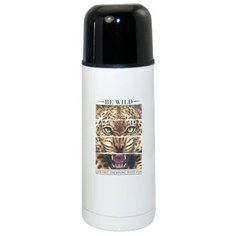 Термос CoolPodarok Be wild Live fast Die young Have fun Леопард