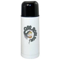 Термос CoolPodarok Змея ест кролика гамбургер