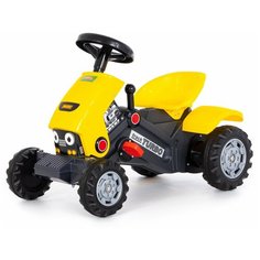 Каталка трактор с педалями Turbo 2 жёлтая 89335 Cavallino