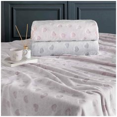 Плед Tivolyo Home MY HEARTS микрофибра розовый 200х220