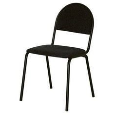 Стул для посетителей "Серна", черный каркас, ткань черная, СМ 7/22 Т-11 Дебют