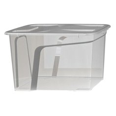 ПОЛИМЕРБЫТ Ящик универсальный Roombox 56.1х39.4х34.7 см серый