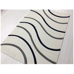 Ковер интерьерный 1.2х1.75 м, Silvano, Sedna Carving, прямоугольный, цв. Cream/Cream, 08444A