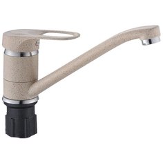 Смеситель для кухни Эверест B49-0259 с керамическим картриджем, бежевый