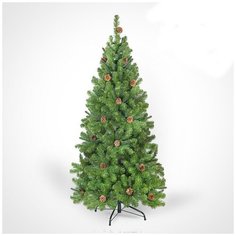 Елка новогодняя 180 см, Снежная королева, ель, зеленая, хвоя ПВХ пленка, 32180, ЕлкиТорг