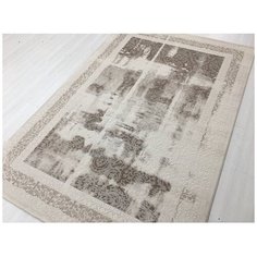 Ковер интерьерный 0.6х1.1 м, Silvano, Zümrüdü Anka, прямоугольный, цв. Beige/Beige, 08905A