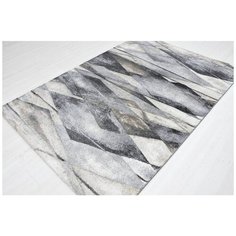 Ковер интерьерный 0.6х1.1 м, Silvano, Cornelia, прямоугольный, цв. Grey/Grey, A0139A