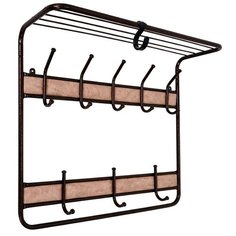 Вешалка настенная 2-х ярусная, ЗМИ, ВСП 22В М, медный антик