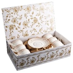 Чайный сервиз Beatrix Франка, 6 персон, 12 предм., белый