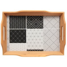 Поднос бамбук, 39х28х6 см, Катунь, №1, КТ- ПД-01 Katun