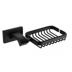 Мыльница настенная, Gappo, металл, черная, G0702-16