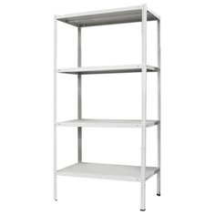 Стеллаж металл, 4 секции, 100х30х200 см, пакс, МС-234/500 пакс 15628693