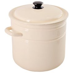 Кастрюля сталь, эмалированное покрытие, 12 л, с крышкой, Керченский металлургический завод, 41804-242-У2 КМЗ