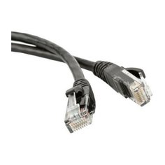 Lanmaster Патч-корд RJ45 - RJ45, 4 пары, UTP, категория 5е, 0.5 м, черный, LSZH, LANMASTER