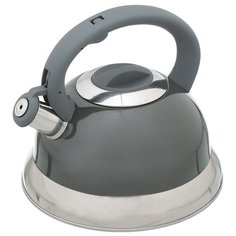 Чайник из нержавеющей стали Daniks M-015 со свистком, 3 л