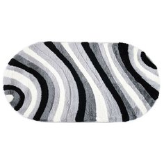 Ковер интерьерный 1.2х1.75 м, Silvano, Messi, овальный, цв. L. Grey/L. Grey, 0A310A