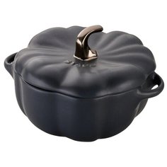 Кокот керамический "Тыква" 14,8 см, объем 0,7 л, цвет черный, Staub, 40508-549