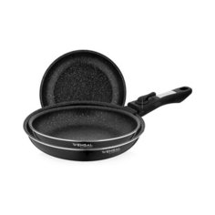 Набор посуды Vensal VS1014 Module из 3- х сковород со съемной ручкой 24/26/28см