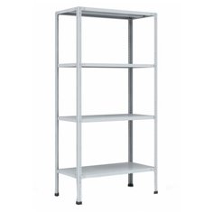Стеллаж металл, 4 секции, 100х60х200 см, пакс, МС-264/500 пакс 15628693