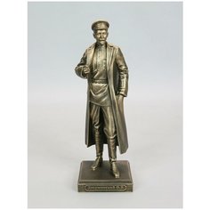 Интерьерная статуэтка, фигурка декоративная, "Вернисаж истории", Дзержинский Ф. Э. (в кепке) ПС, антик, малая Vernissage of History