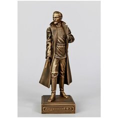 Интерьерная статуэтка, фигурка декоративная, "Вернисаж истории", Дзержинский Ф. Э. (малая) полистоун, антик Vernissage of History