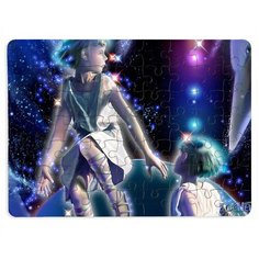 Пазлы CoolPodarok Знак зодиака Близнецы 13х18см 63 эл. магнитный