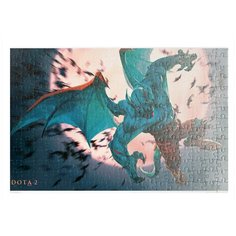 Пазлы CoolPodarok Dota2 Дота Ballanar (В небе с крыльями) 26х38см 252 элемента