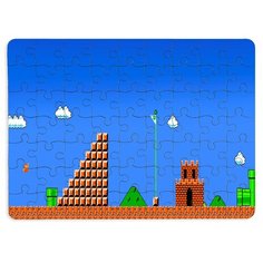 Пазлы CoolPodarok Mario Марио (финиш) 13х18см 63 эл. магнитный