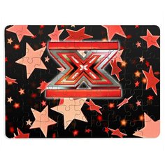 Пазлы CoolPodarok Звезды на черном 13х18см 63 эл. магнитный