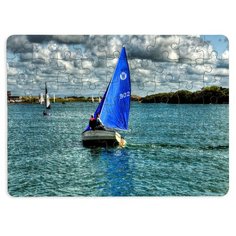 Пазлы CoolPodarok Парусный спорт Корабль Синий парус Вода 13х18см 63 эл. магнитный