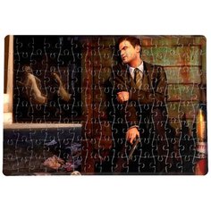 Пазлы CoolPodarok Мафия2 Mafia2 (мужчина с пистолетом прячется за углом) 20х29см 120 элемента
