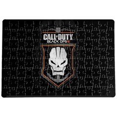Пазлы CoolPodarok Call of Dutty Калавдьюти Калда (лого и череп) 20х29см 120 элемента