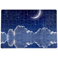 Пазлы CoolPodarok Ночное небо Месяц 20х29см 120 элемента
