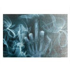 Пазлы CoolPodarok Средний палец рентген 26х38см 252 элемента