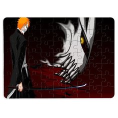 Пазлы CoolPodarok Аниме Блич Ичиго Куросаки Маска 13х18см 63 эл. магнитный