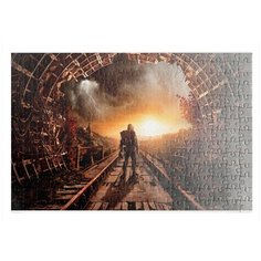 Пазлы CoolPodarok Metro 2033 Метро 2033 (выходит из тунеля) 26х38см 252 элемента