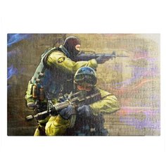 Пазлы CoolPodarok Спецназ 3 26х38см 252 элемента