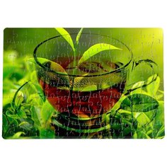 Пазлы CoolPodarok Чашка с чаем 20х29см 120 элемента