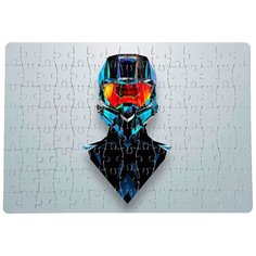 Пазлы CoolPodarok Hallo Халло (серый фон) 20х29см 120 элемента